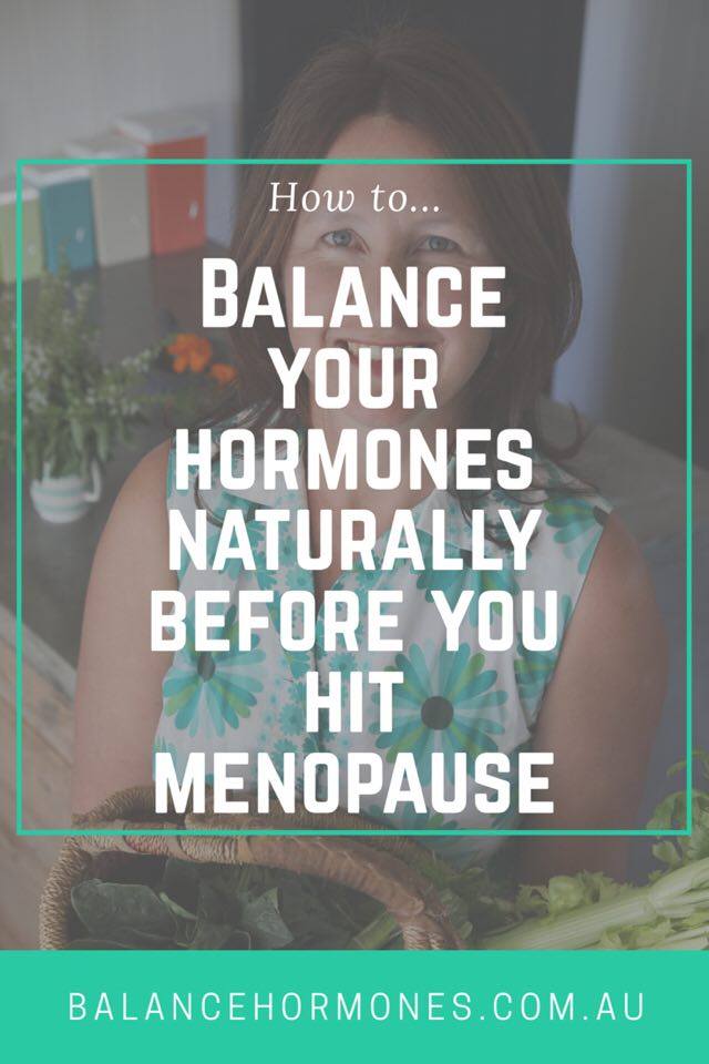 balance hormones before period